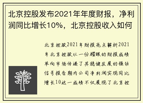 北京控股发布2021年年度财报，净利润同比增长10%，北京控股收入如何